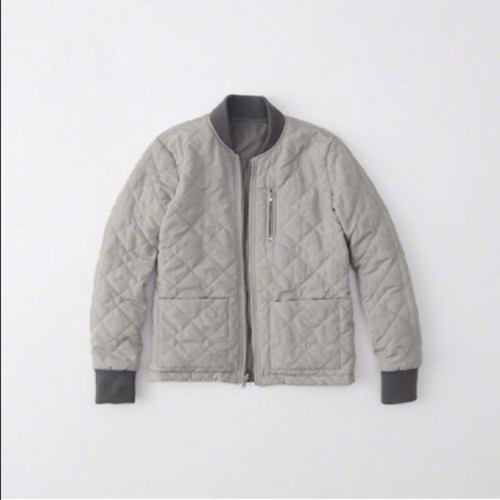 abercrombie and fitch reversible jacket ☾